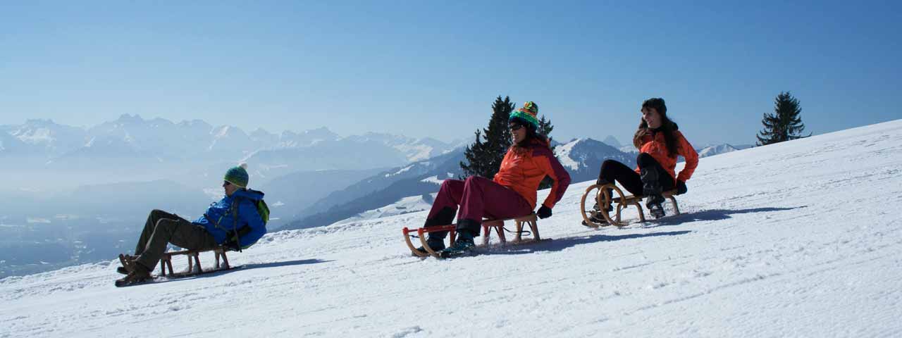 Rodeln am Mittagberg in Immenstadt (Foto: © Alpsee Immenstadt Tourismus GmbH)