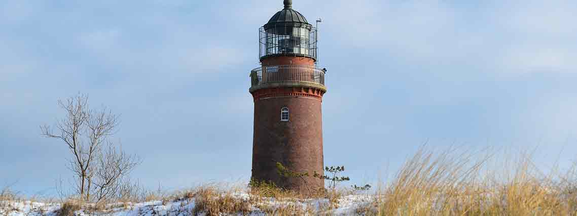 Der 160 Jahre alte Leuchtturm in Prerow (Autor: Pixabay)