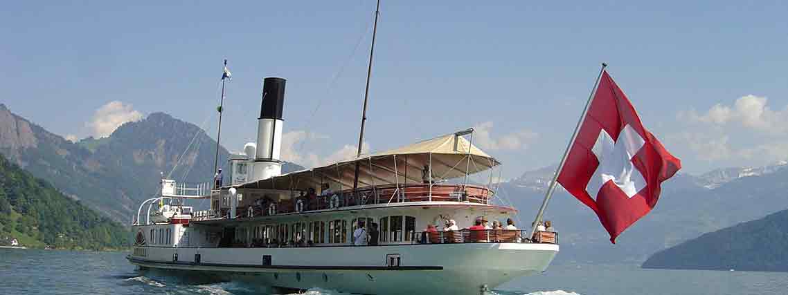 Dampfschiff Schiller auf dem Vierwaldstättersee (Foto: Luzern Tourismus / E. Kurmann)